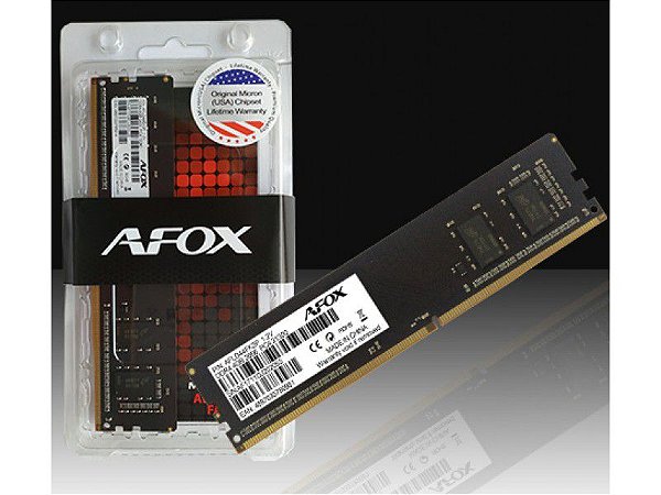 Memoria afox desk 8gb ddr4 2400mhz long-dimm - afld48eh1p