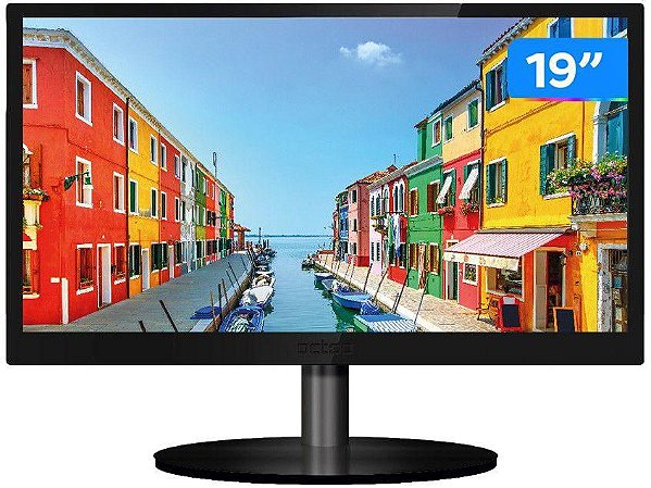 Monitor 19 Led Pctop - Hdmi - Preto - Mlp190hdmi