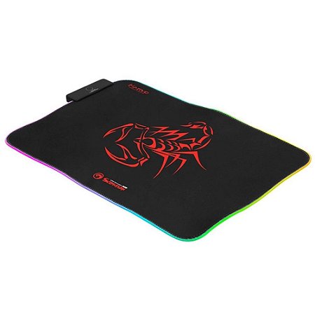 Mousepad Gamer Redragon Scorpion Marvo RGB 300X230X3MM-MG08
