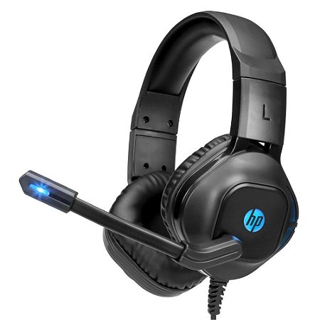 Headset Gamer Hp Led Azul DHE-8002