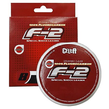 LINHA CELTA FLUOROCARBON F-2 SPECIAL SHOCK LEADER 60m