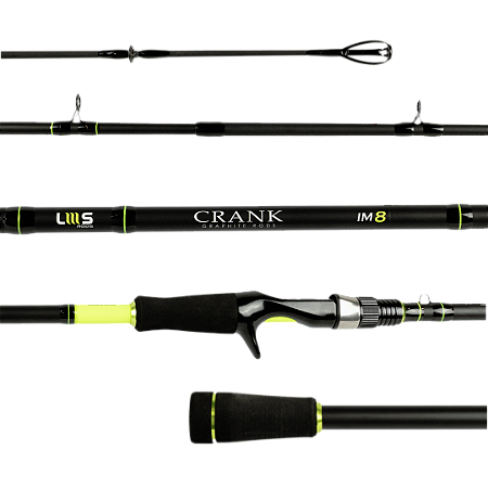 Vara Crank Im8 60lbs Lumis 2 Partes P/ Carretilha P/ Pesqueiro Várias Cores