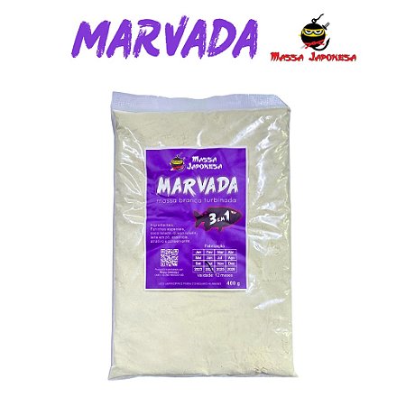 Massa Marvada Branca Turbinada 400g 3 em 1 Massa Japonesa