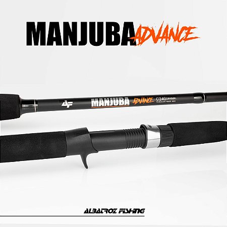 Vara Manjuba Advance 50lbs Ação Rápida P/ Carretilha 2,10m e 2,40m Albatroz Fishing