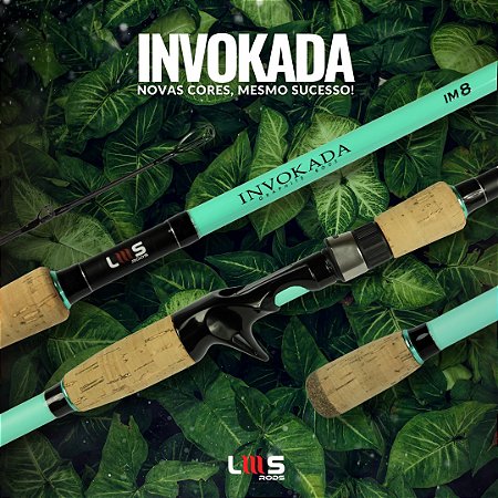 Vara Invokada Colorida 50lbs 2,40m Im8 Lumis 2 Partes Lançamento 2025