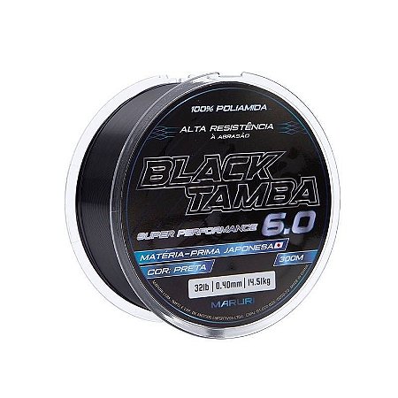 Linha Black Tamba Preta Com 300 Metros Maruri