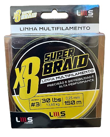 Linha Multifilamento 8x Super Braid Lumis Com 150m