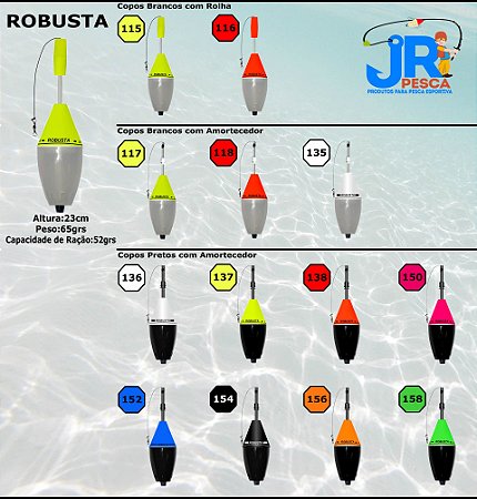 Boia Cevadeira Robusta 65g Jr Pesca