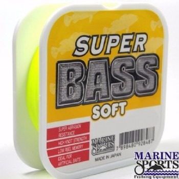 Linha Super Bass Soft Amarela 250m Marine Sports