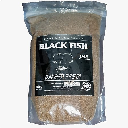 MASSA BLACK FISH CAVEIRA PRETA P45 500g