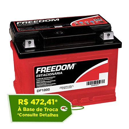 Bateria Estacionária Freedom DF1000 - 60Ah / 70Ah