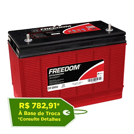 Bateria Estacionária Freedom DF2000 - 105Ah / 115Ah