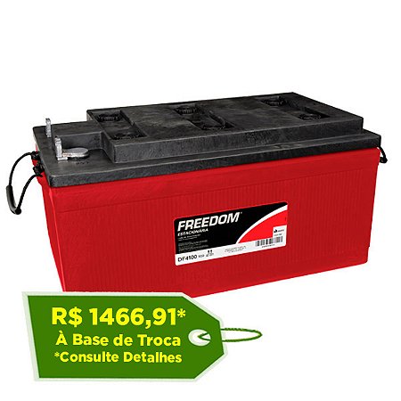 Bateria Estacionária Freedom DF4100 - 220Ah / 240Ah ( Antiga DF4001 )