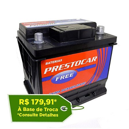 Bateria Prestocar Free 45Ah – PA45DF – Selada