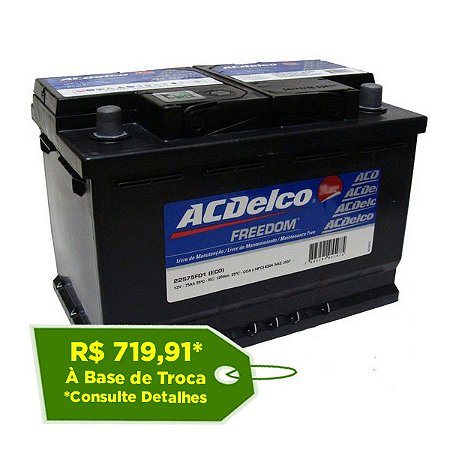 Bateria ACDelco 70Ah Silver – ADS70ND – 24 Meses de Garantia