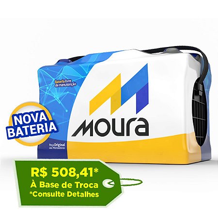 Bateria de Carro Moura 60Ah – M60GD / M60GE – 24 Meses de Garantia