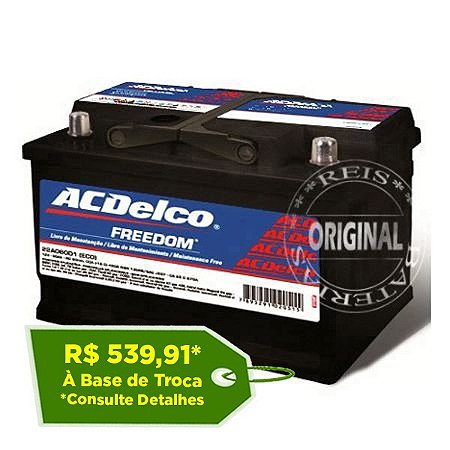 Bateria 70 Ah Ac Delco - Original Gm - A Base De Troca.