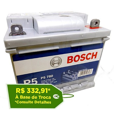 Bateria Estacionária Bosch P5 780 - 50Ah ( Antiga P5 070 ) - 24 Meses de Garantia