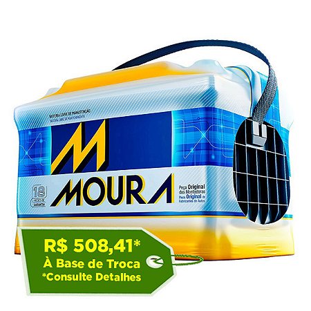 Bateria Moura 60Ah – M60GX ( Fusion ) – Original de Montadora