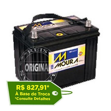 Bateria Moura 80Ah – M80RD / M80RE – Original de Montadora