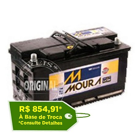 Bateria Moura 95Ah – M95QD – Original de Montadora