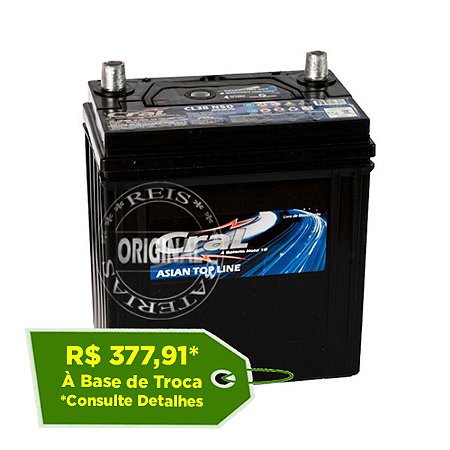 Bateria Cral Selada 38Ah ( Fit ) – CL38NSD – Livre de Manutenção