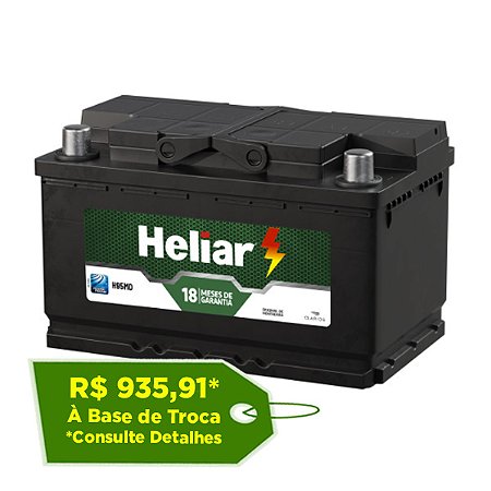 Bateria Heliar 95Ah – H95MD – Original de Montadora