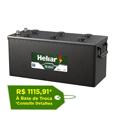 Bateria Heliar Frota 150Ah – H150TD – Original de Montadora