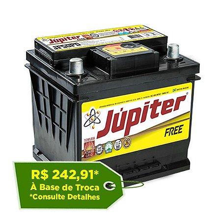 Bateria Jupiter Free 50Ah - JJF50PD ( Cx. Alta ) - Selada