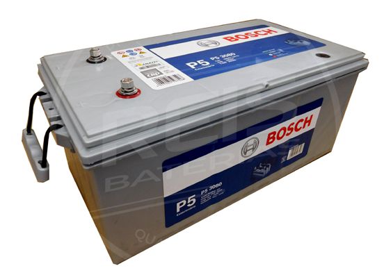 Bateria Estacionária Bosch P5 3080 - 200Ah ( Antiga P5 300 ) - 30 Meses de Garantia