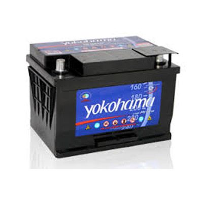 Bateria Yokohama Prata 50Ah – Y50OPLD – Baixa Manutenção