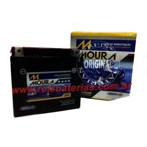 Bateria Moura Moto 4Ah - MA4-D - Selada AGM ( Ref. Yuasa: YTX5L-BS )