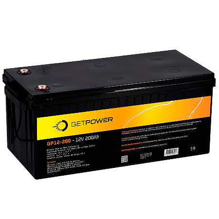 Bateria Estacionária VRLA ( AGM ) GetPower 12V – 200Ah – GP12-200