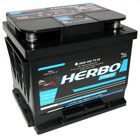 Bateria Herbo Free 45Ah – HF45VKSD / HF45VKSE – Livre de Manutenção