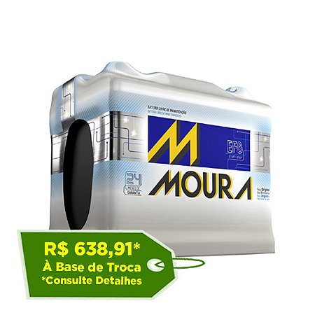 Bateria Moura EFB 50Ah - MF50ED - Para Carro C/ Start-Stop