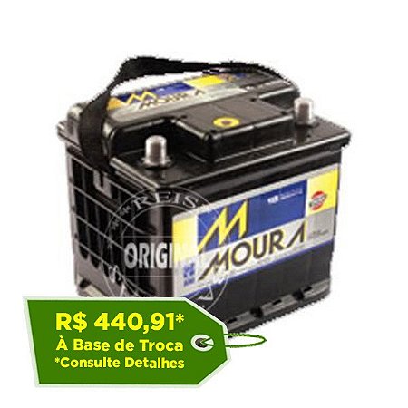 Bateria Moura 50Ah – M50EX ( Onix, Spin, Prisma, Cobalt ) – Original de Montadora