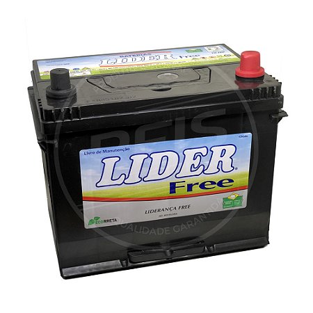 Bateria Lider Free 70Ah ( Cx. Alta ) - JJF70ID  - Selada
