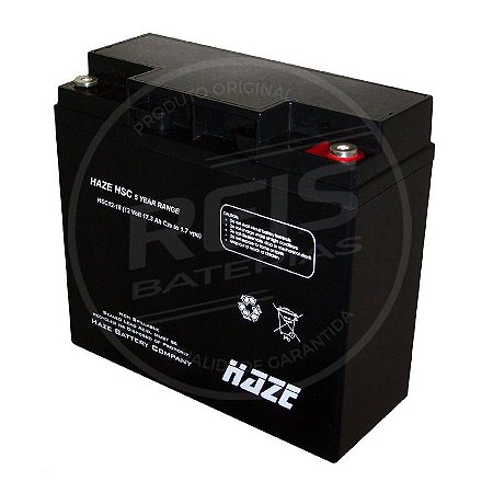 Bateria Estacionária VRLA ( AGM ) Haze Power 12V - 18Ah - HSC12-18