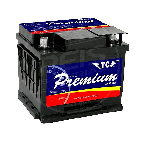 Bateria TC Premium 40Ah - TC40D - Baixa Manutenção ( Requer Água )