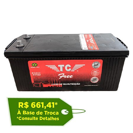 Bateria TC Free 150Ah - TCF150MCD - Selada