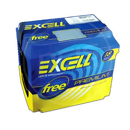 Bateria Excell Premium 45Ah – EFP45BD / EFP45BE – 18 Meses Garantia