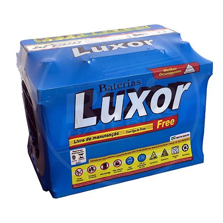 Bateria Luxor Free 60Ah - LF60D / LF60E - Selada