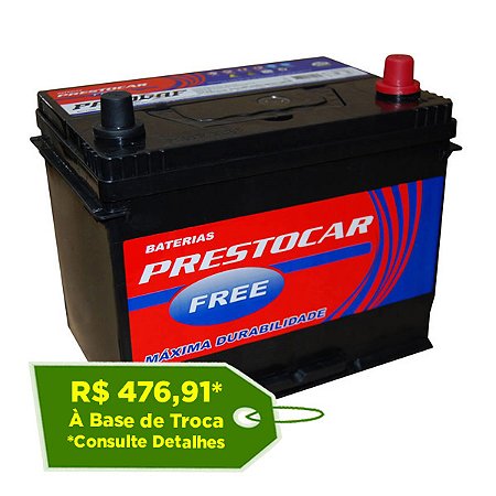 Bateria Prestocar 90Ah ( Cx Alta ) – PA90DF – Selada