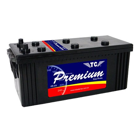 Bateria TC Premium 150Ah - TC150D - Baixa Manutenção ( Requer Água )