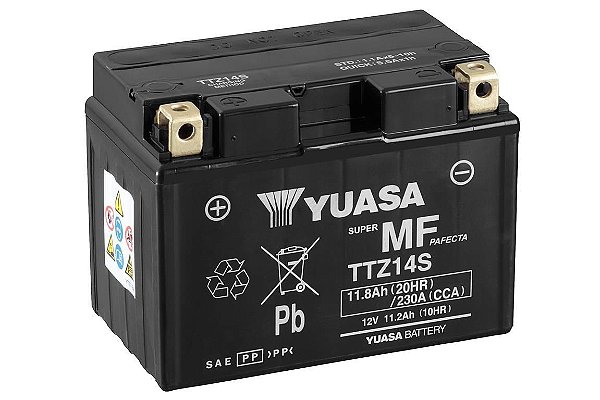 Bateria de Moto Yuasa 11,2Ah - Ttz14S