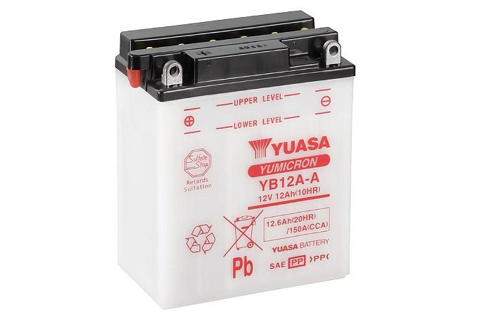 Bateria de Moto Yuasa 12Ah - Yb12A-A