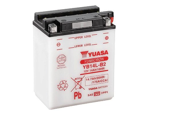 Bateria de Moto Yuasa 14Ah - Yb14L-B2