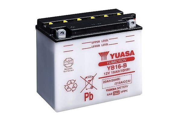 Bateria de Moto Yuasa 19Ah - Yb16-B