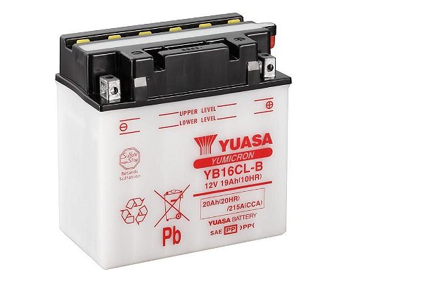 Bateria de Moto Yuasa 19Ah - Yb16Cl-B