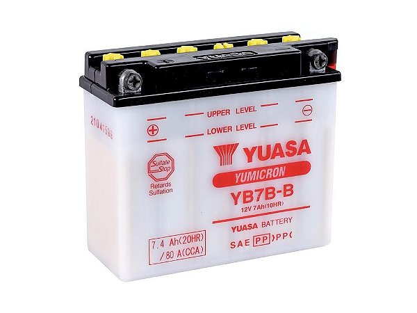 Bateria de Moto Yuasa 7Ah - Yb7b-b
